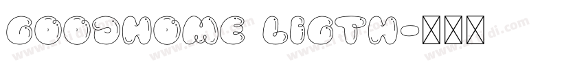 GoodHome Ligth字体转换